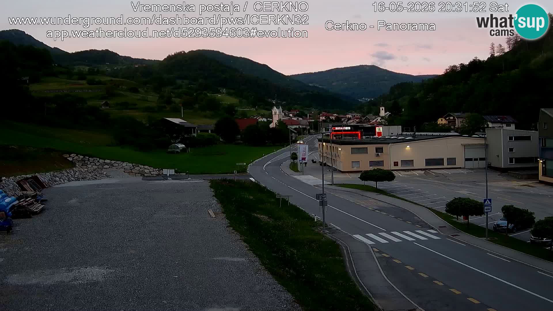 Webcam Ingresso Città di Cerkno