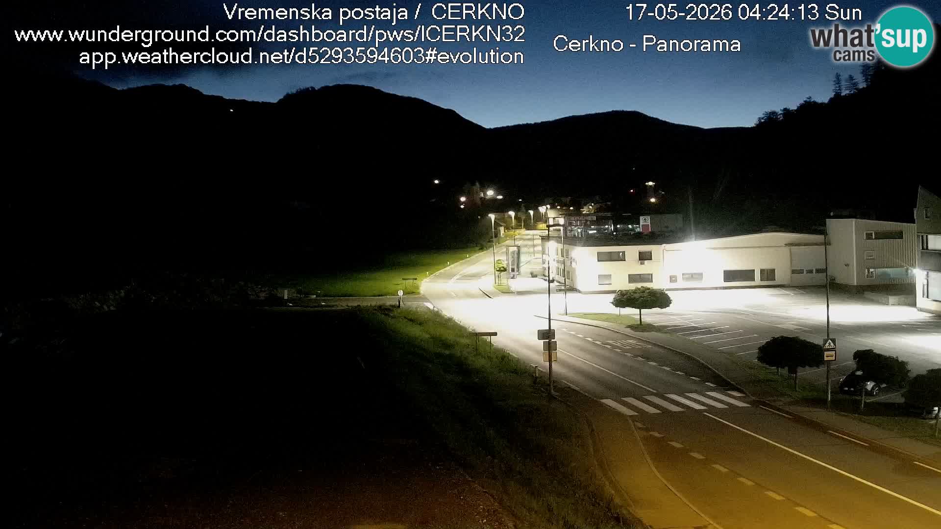 Cerkno ulaz u grad – Kamera uživo