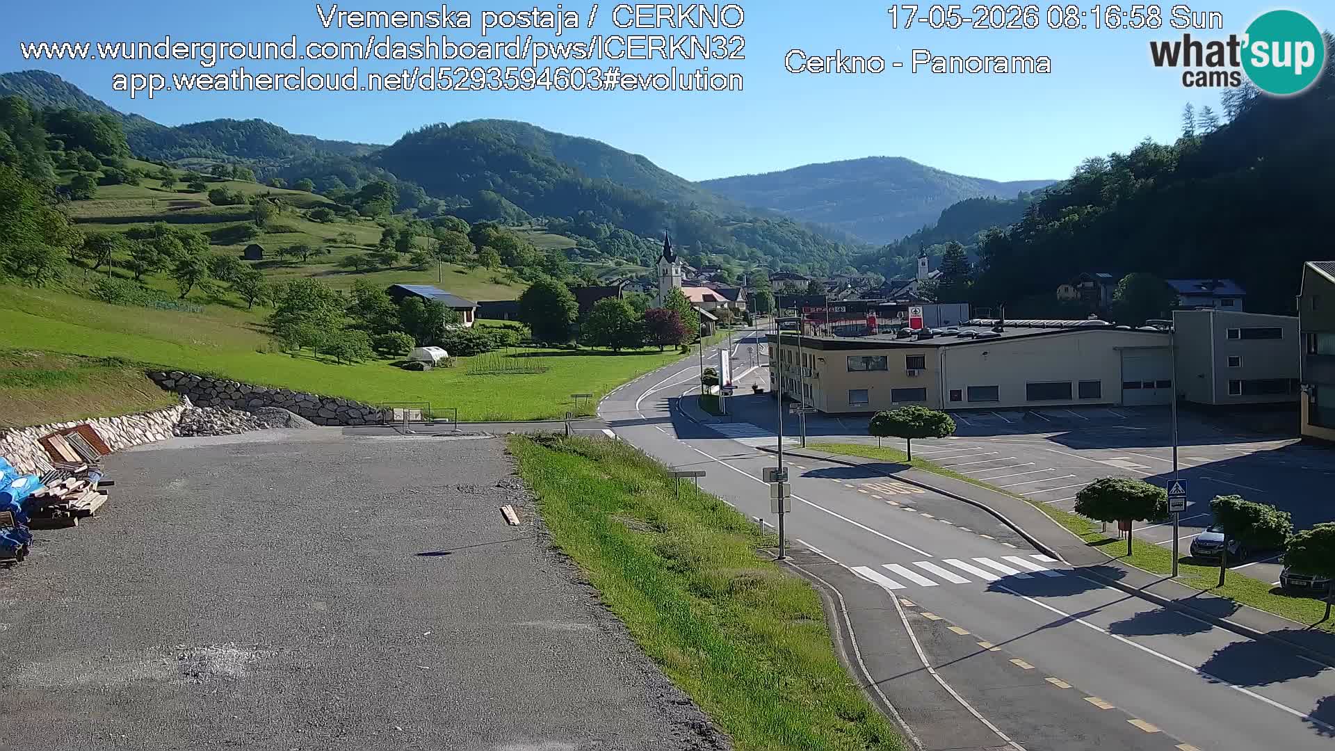 Webcam Ingresso Città di Cerkno