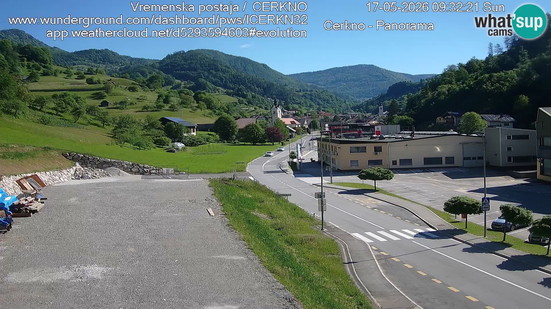 Webcam Ingresso Città di Cerkno