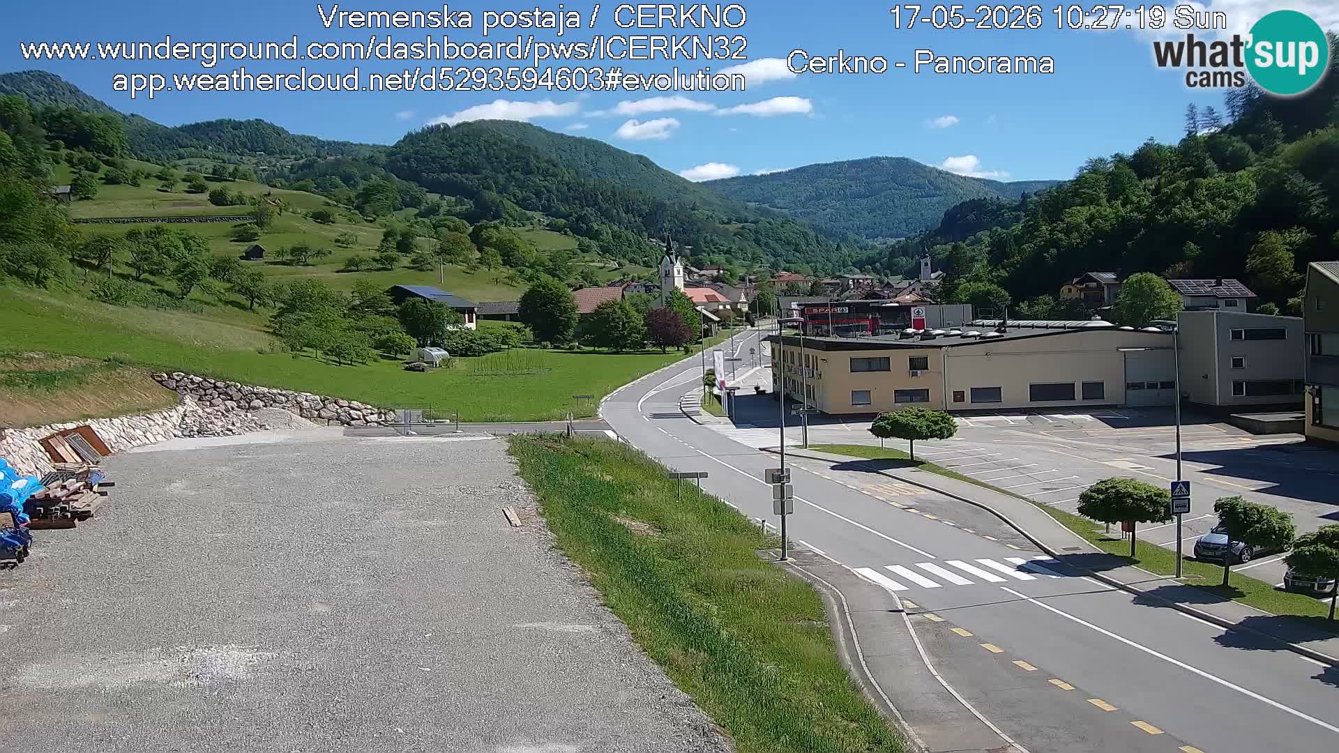 Webcam Ingresso Città di Cerkno