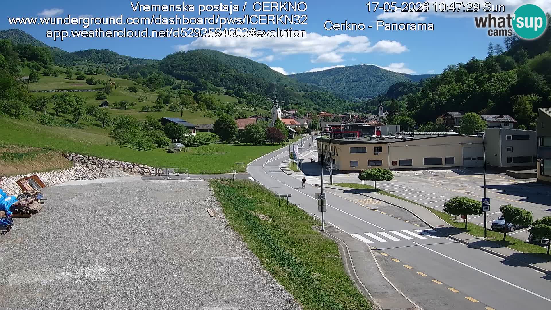 Cerkno Stadteingang Live-Webcam