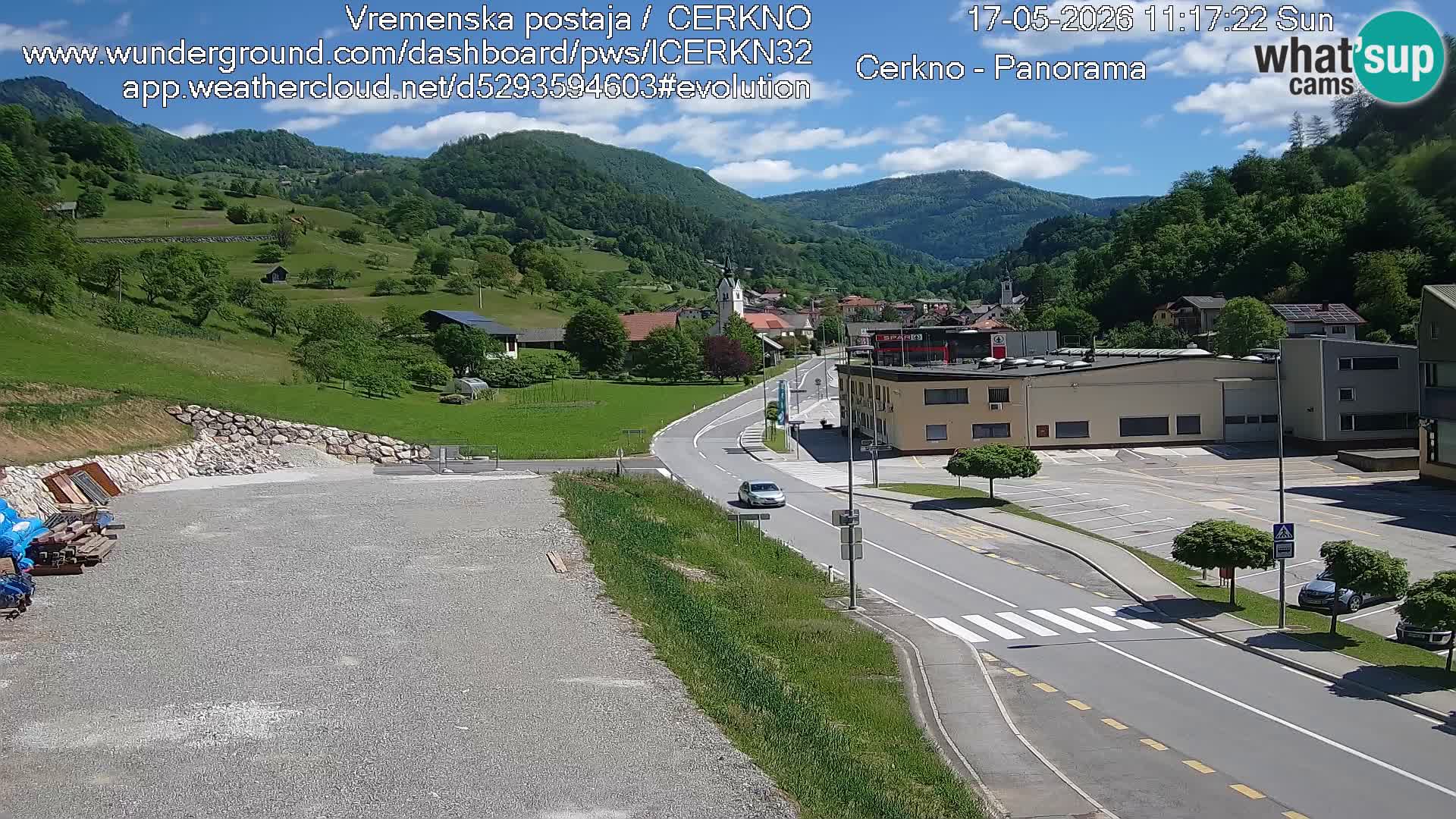 Webcam Ingresso Città di Cerkno