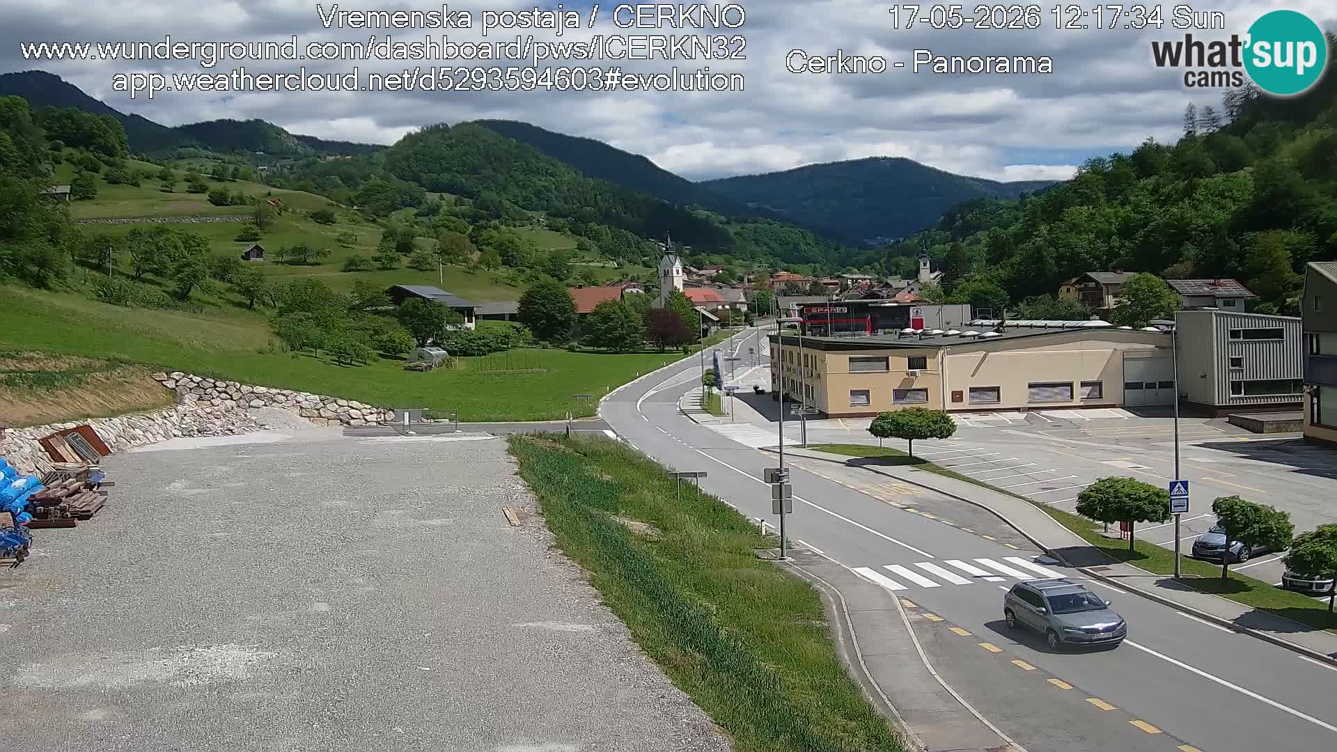 Webcam Ingresso Città di Cerkno