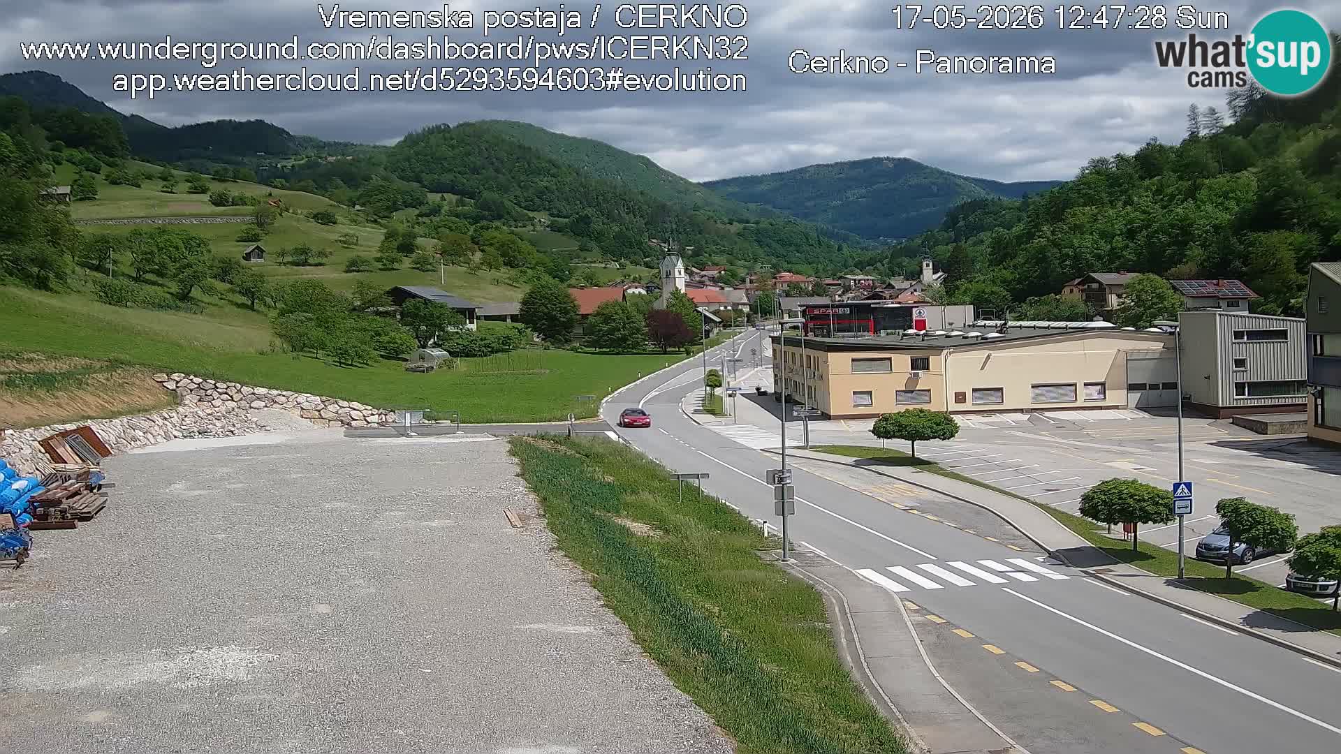 Webcam Ingresso Città di Cerkno