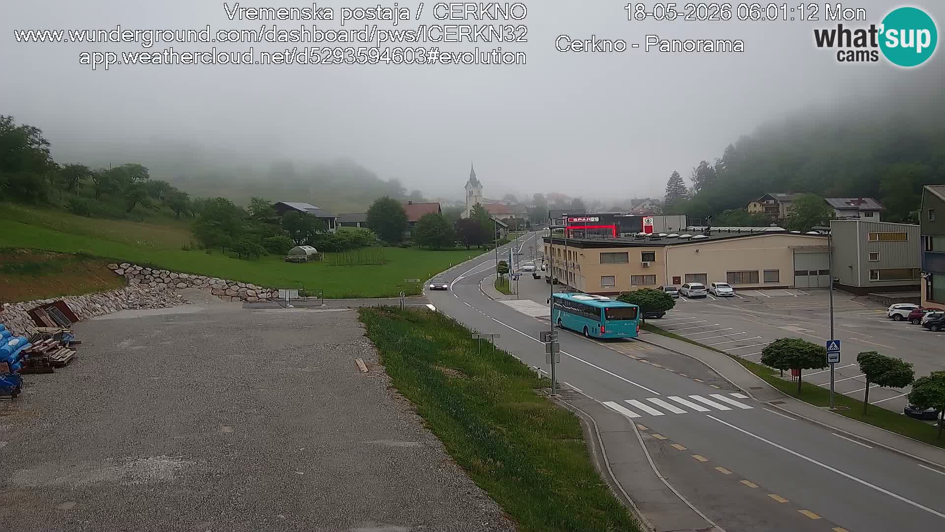 Webcam Ingresso Città di Cerkno