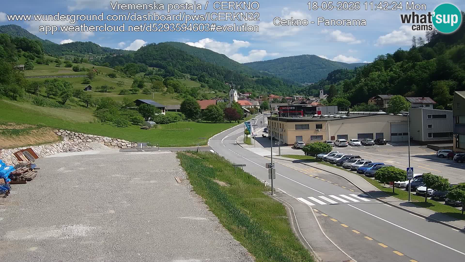 Cerkno Stadteingang Live-Webcam