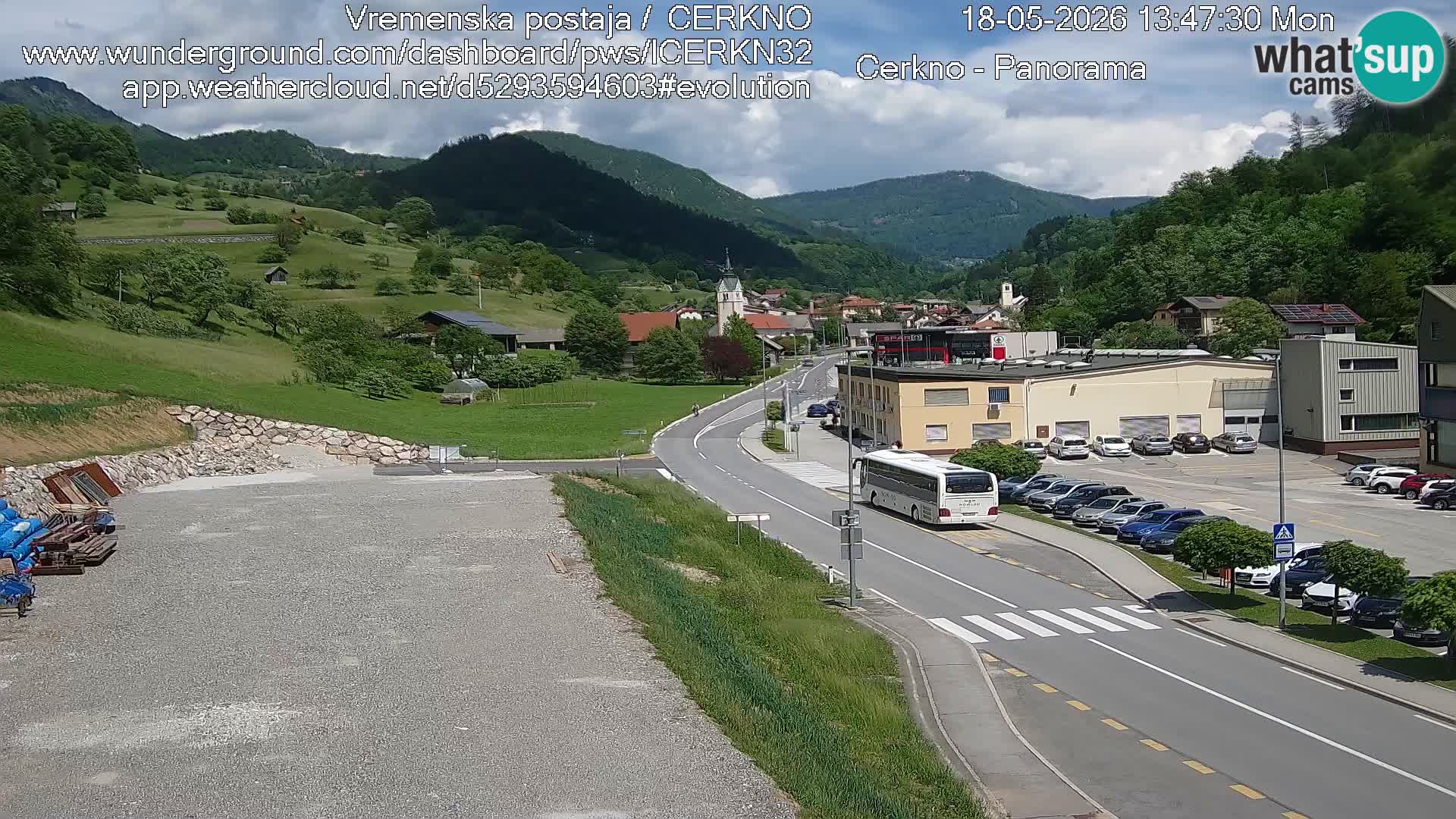Cerkno Stadteingang Live-Webcam
