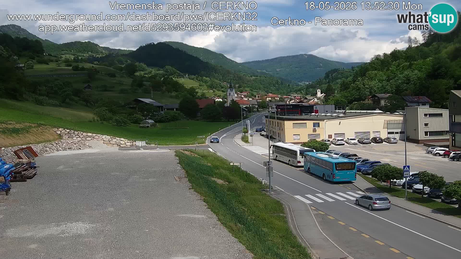 Webcam Ingresso Città di Cerkno