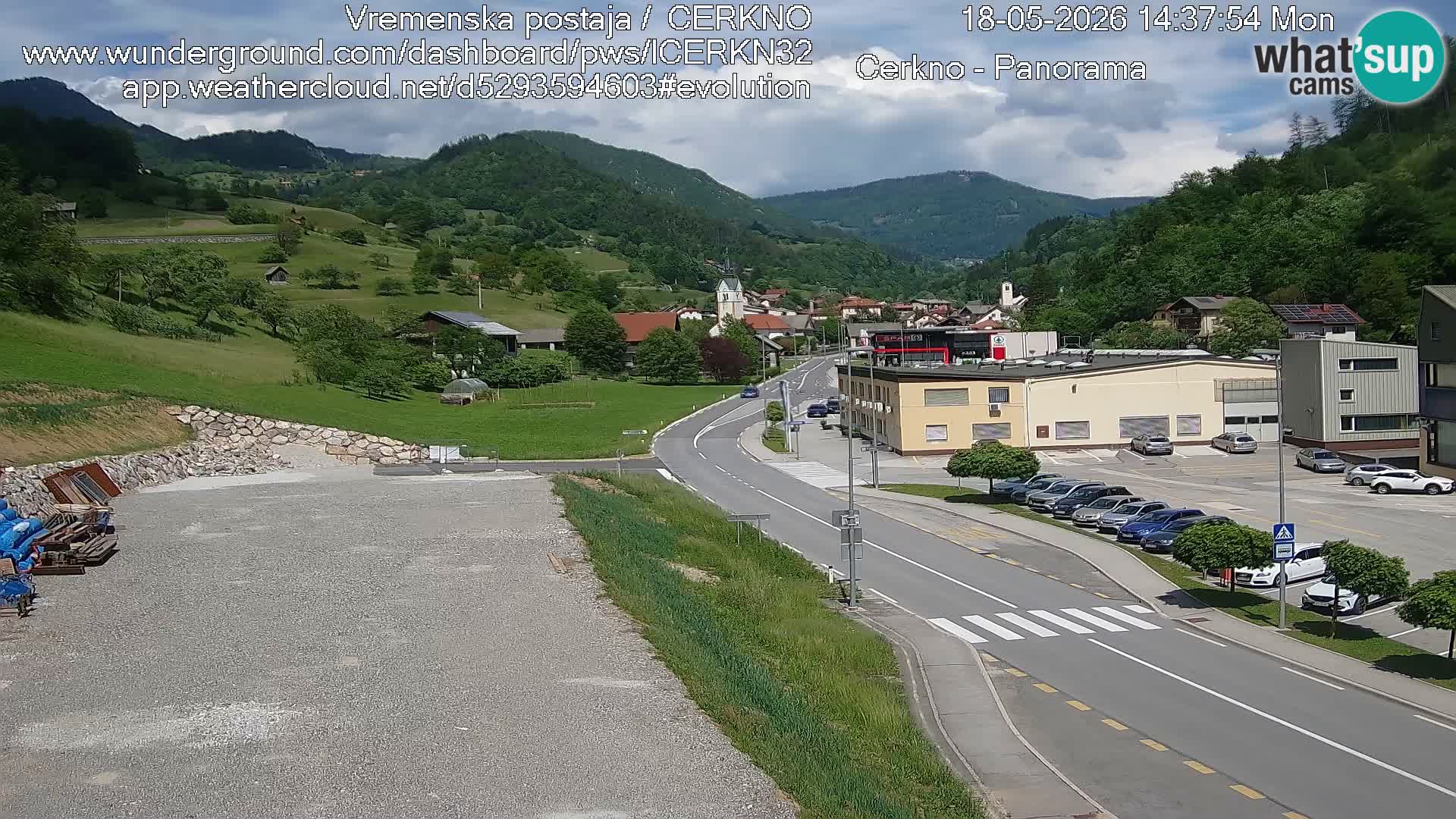 Webcam Ingresso Città di Cerkno