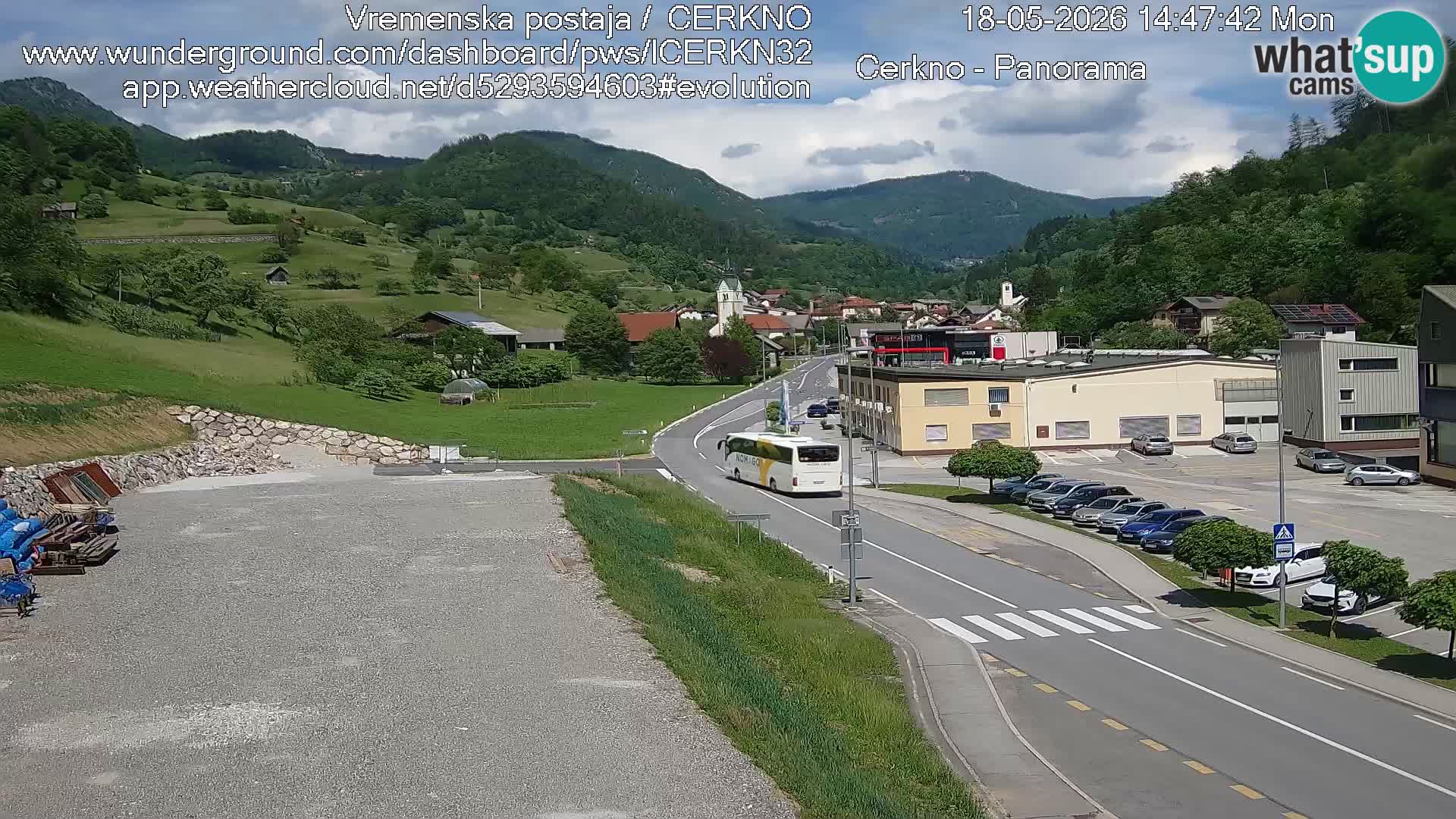 Webcam Ingresso Città di Cerkno