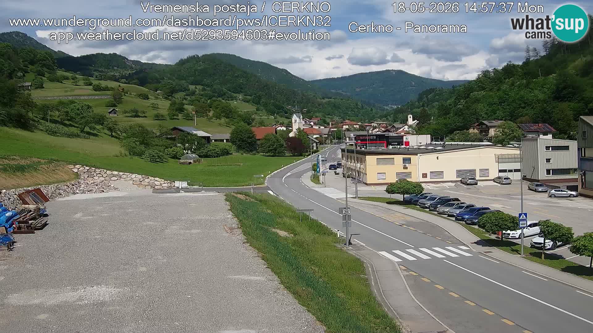 Webcam Ingresso Città di Cerkno