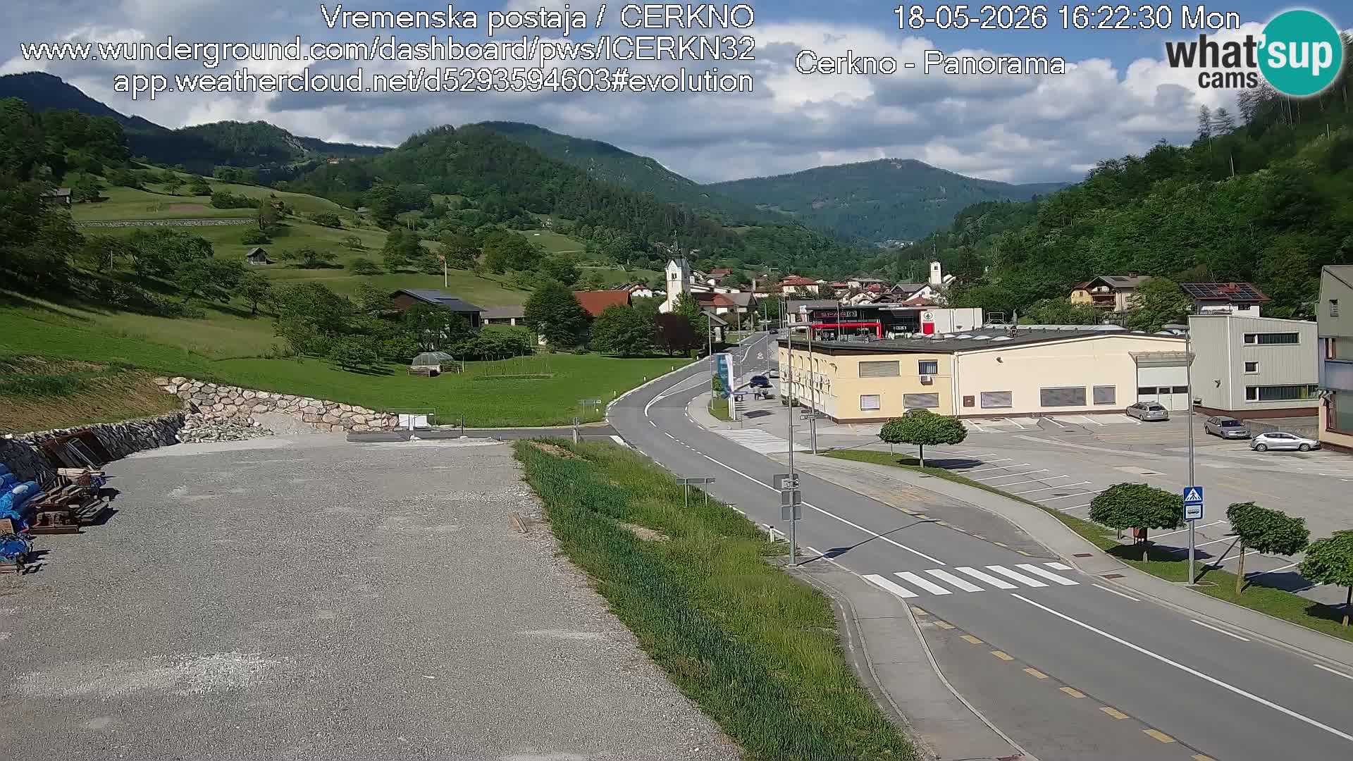Webcam Ingresso Città di Cerkno