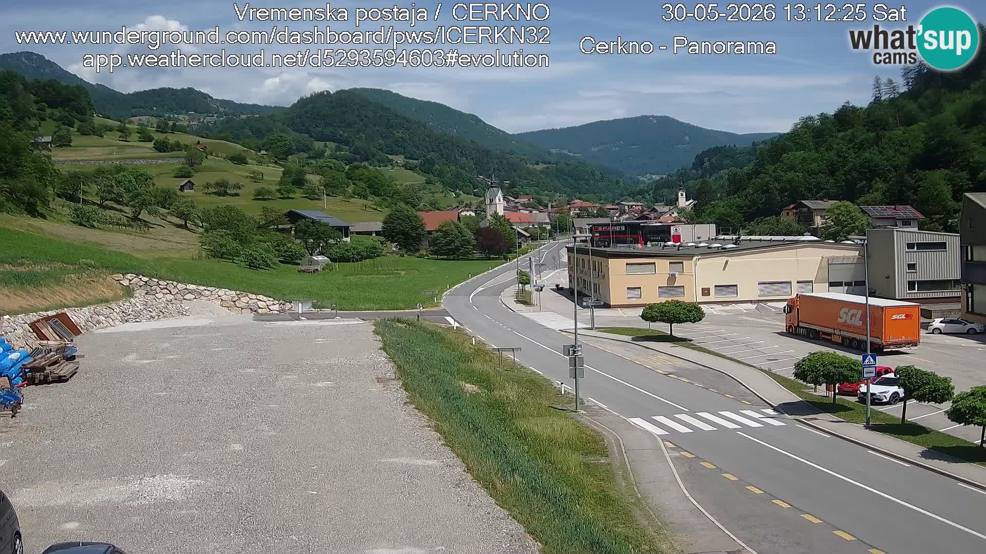 Webcam Ingresso Città di Cerkno