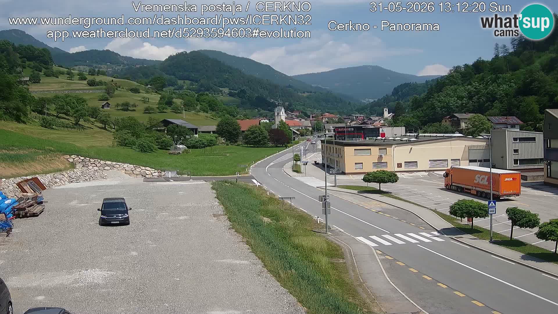 Webcam Ingresso Città di Cerkno