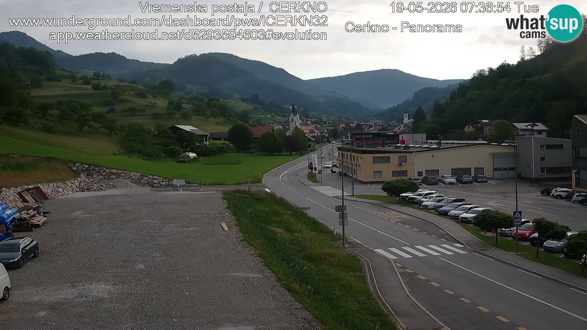 Webcam Ingresso Città di Cerkno