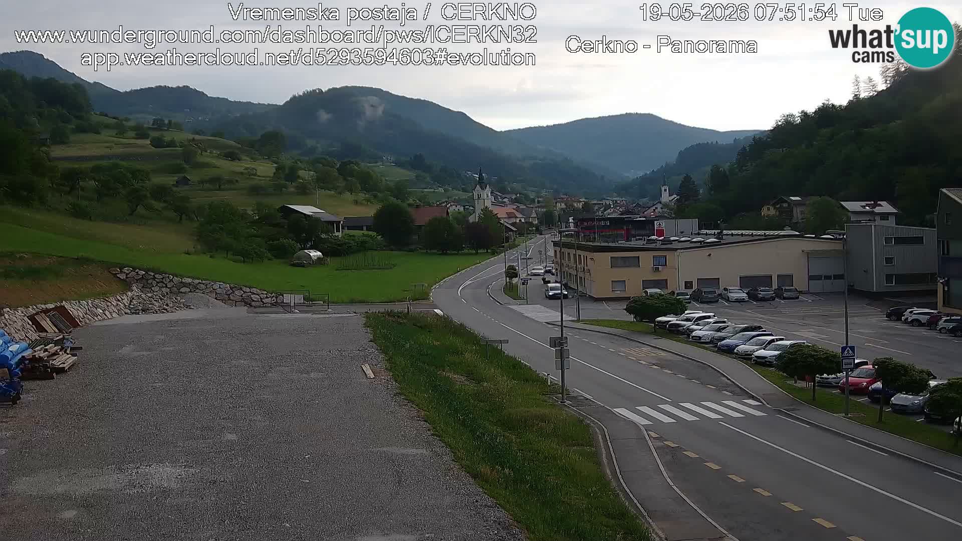 Cerkno Stadteingang Live-Webcam