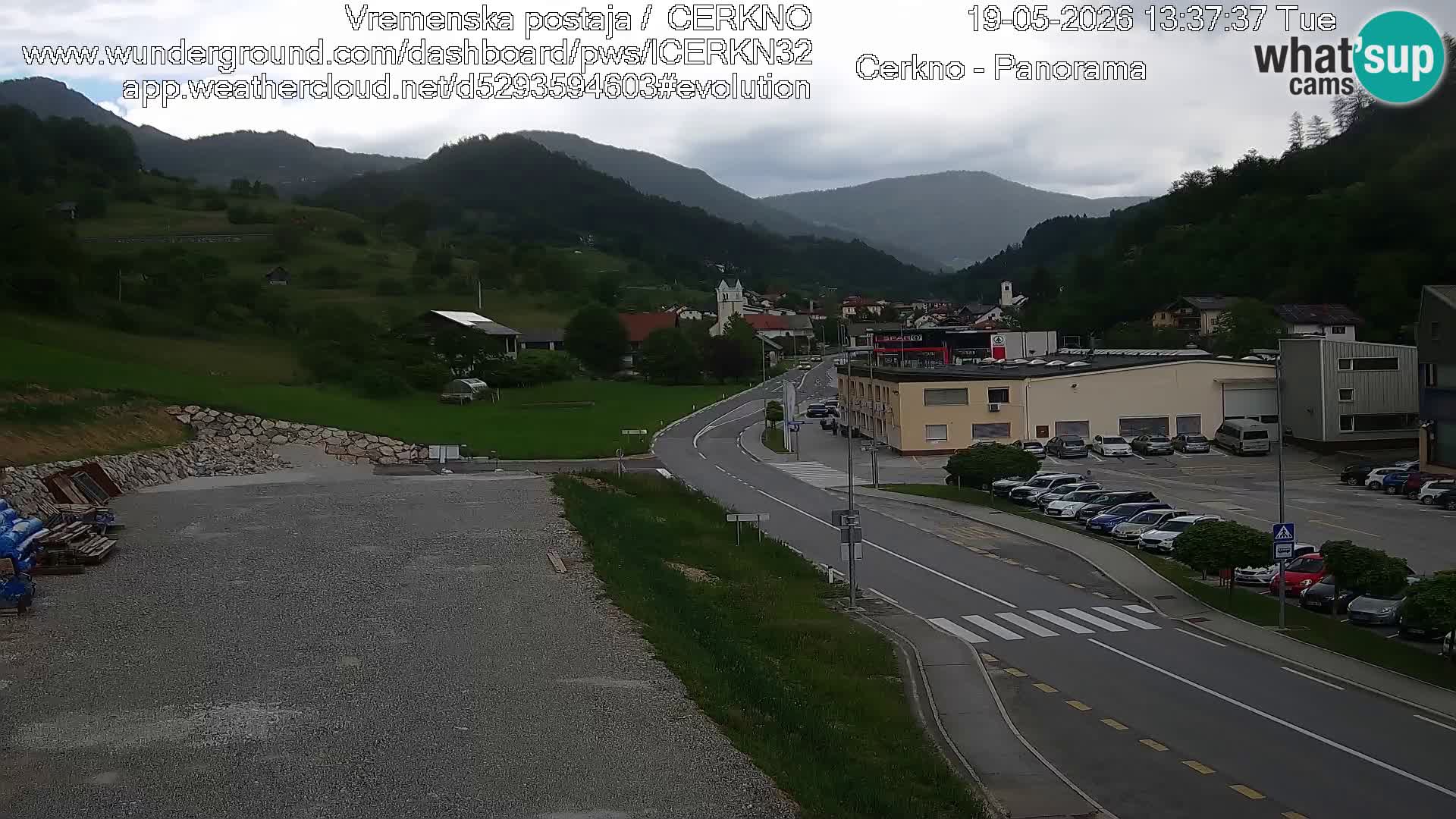 Cerkno Stadteingang Live-Webcam