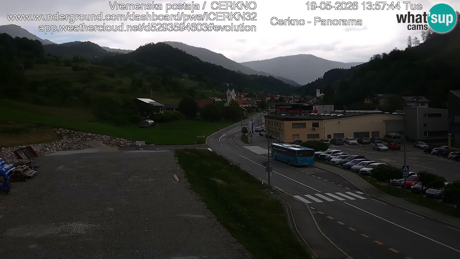 Cerkno ulaz u grad – Kamera uživo