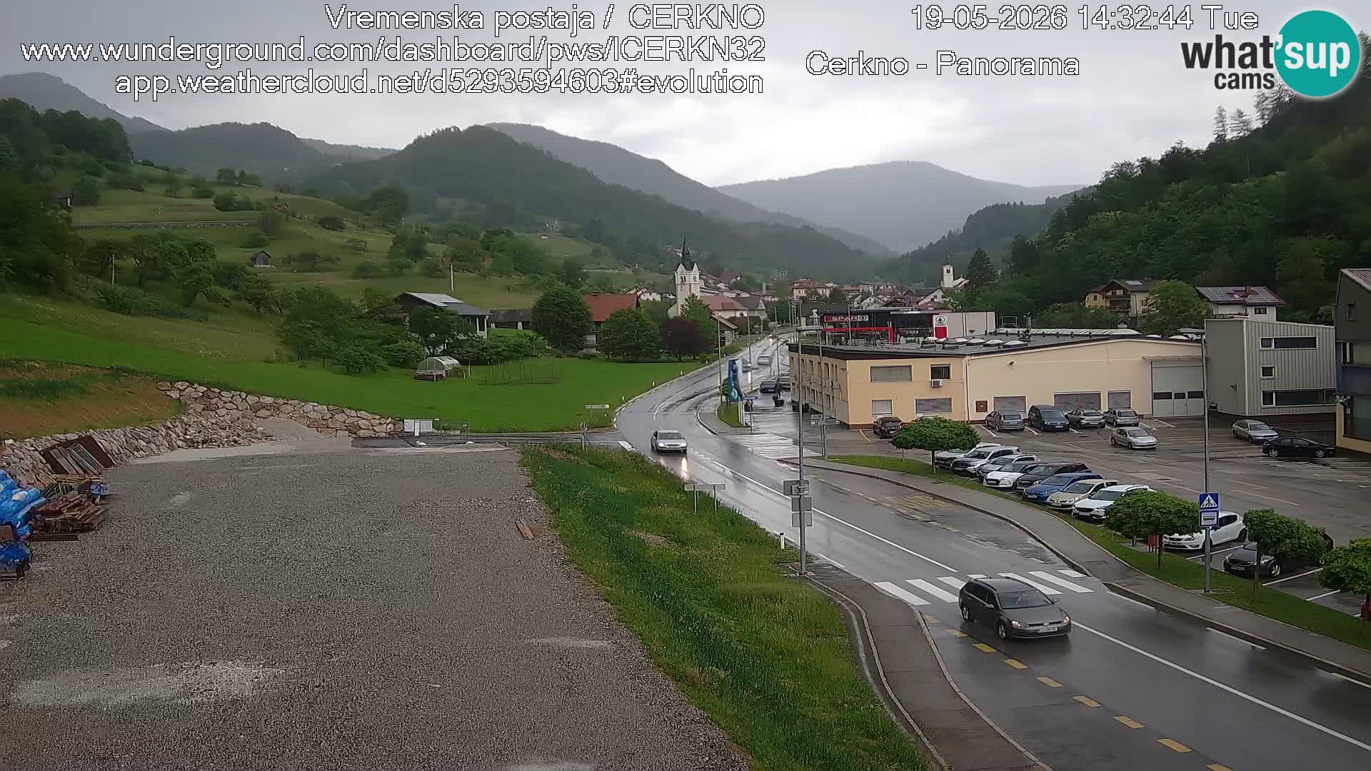 Cerkno Stadteingang Live-Webcam