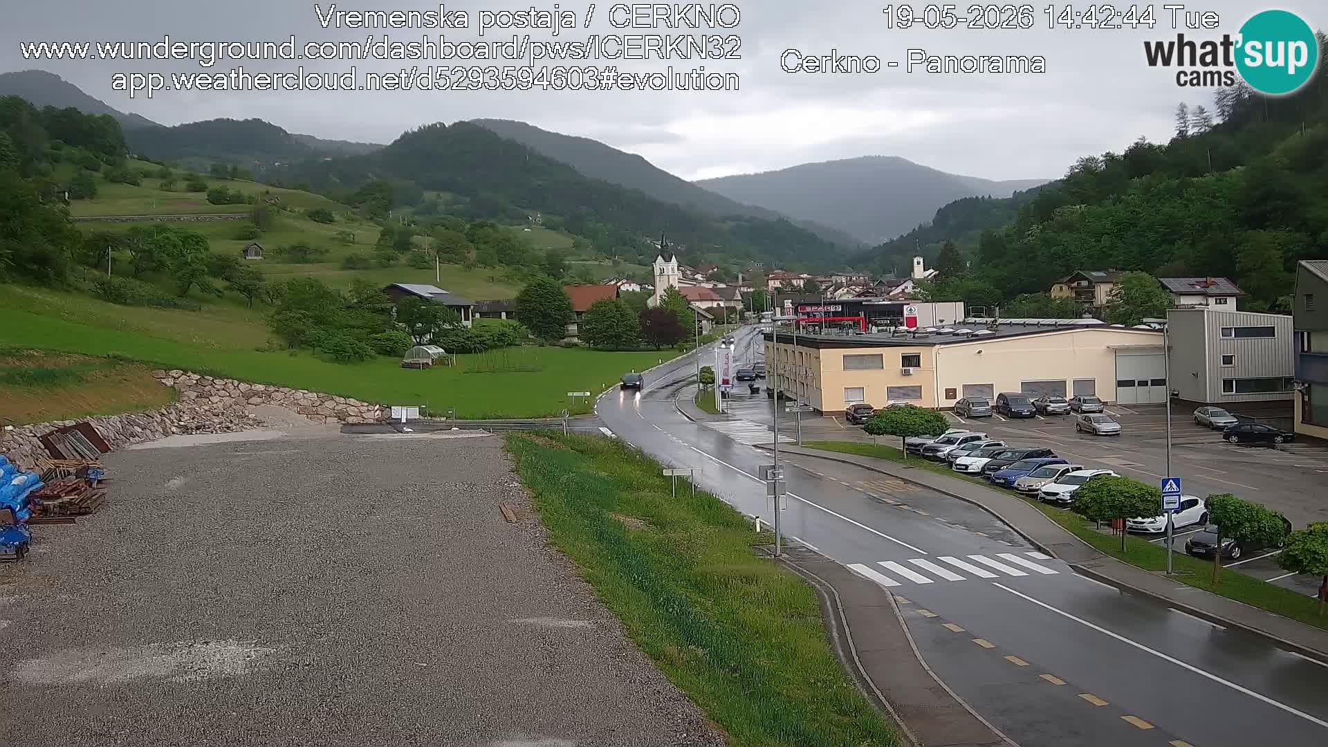 Cerkno Stadteingang Live-Webcam