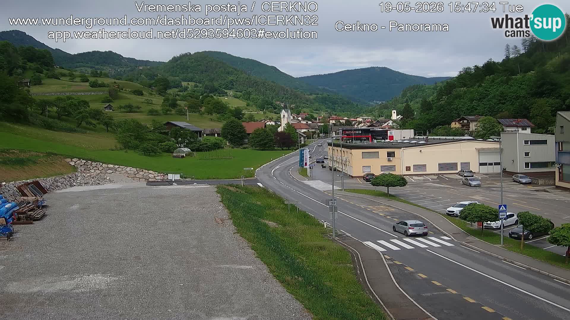 Cerkno Stadteingang Live-Webcam