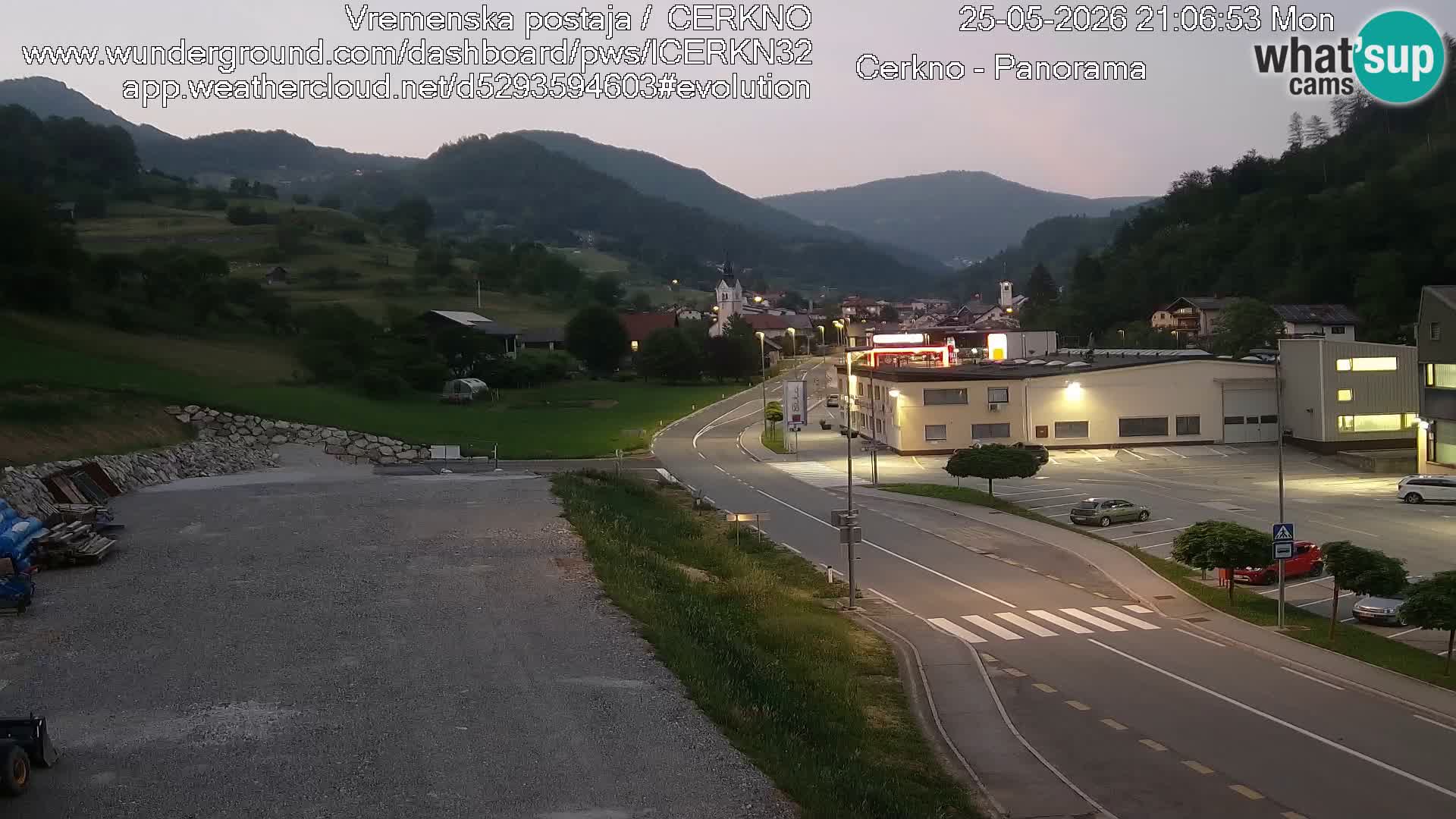 Cerkno ulaz u grad – Kamera uživo