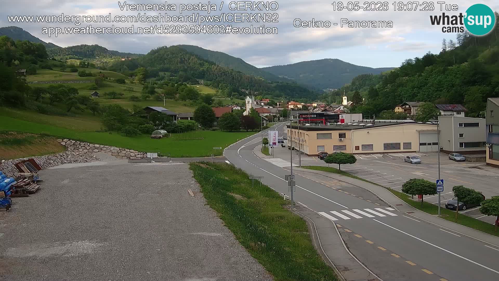 Webcam Ingresso Città di Cerkno