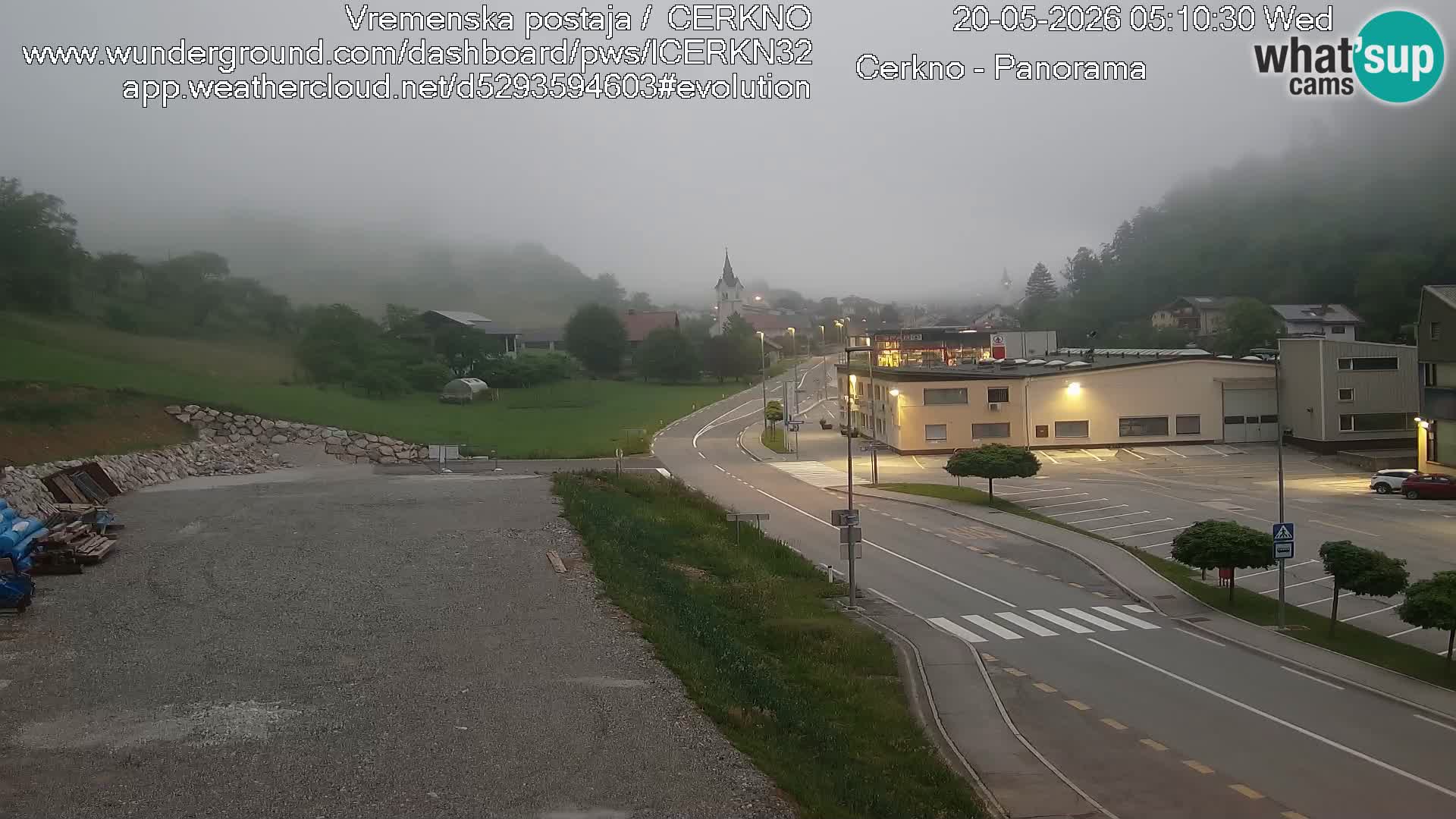 Cerkno ulaz u grad – Kamera uživo