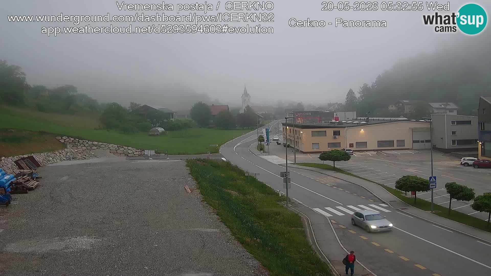 Cerkno ulaz u grad – Kamera uživo