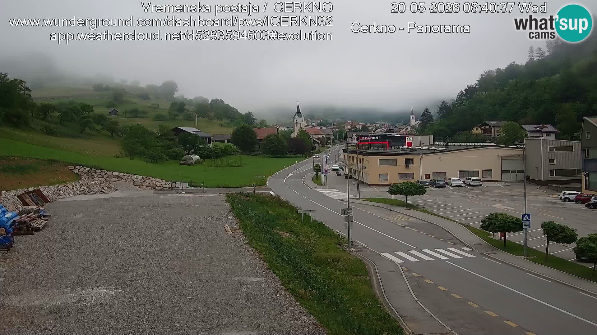 Cerkno Stadteingang Live-Webcam