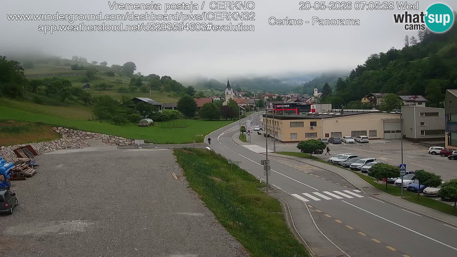 Cerkno Stadteingang Live-Webcam