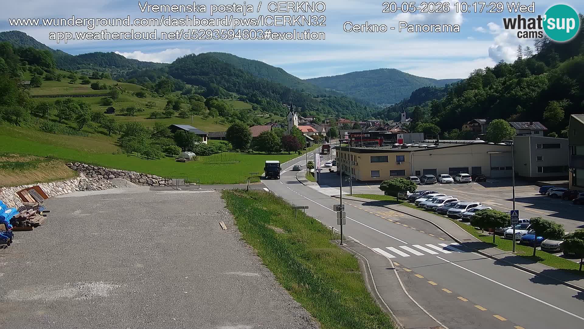 Webcam Ingresso Città di Cerkno