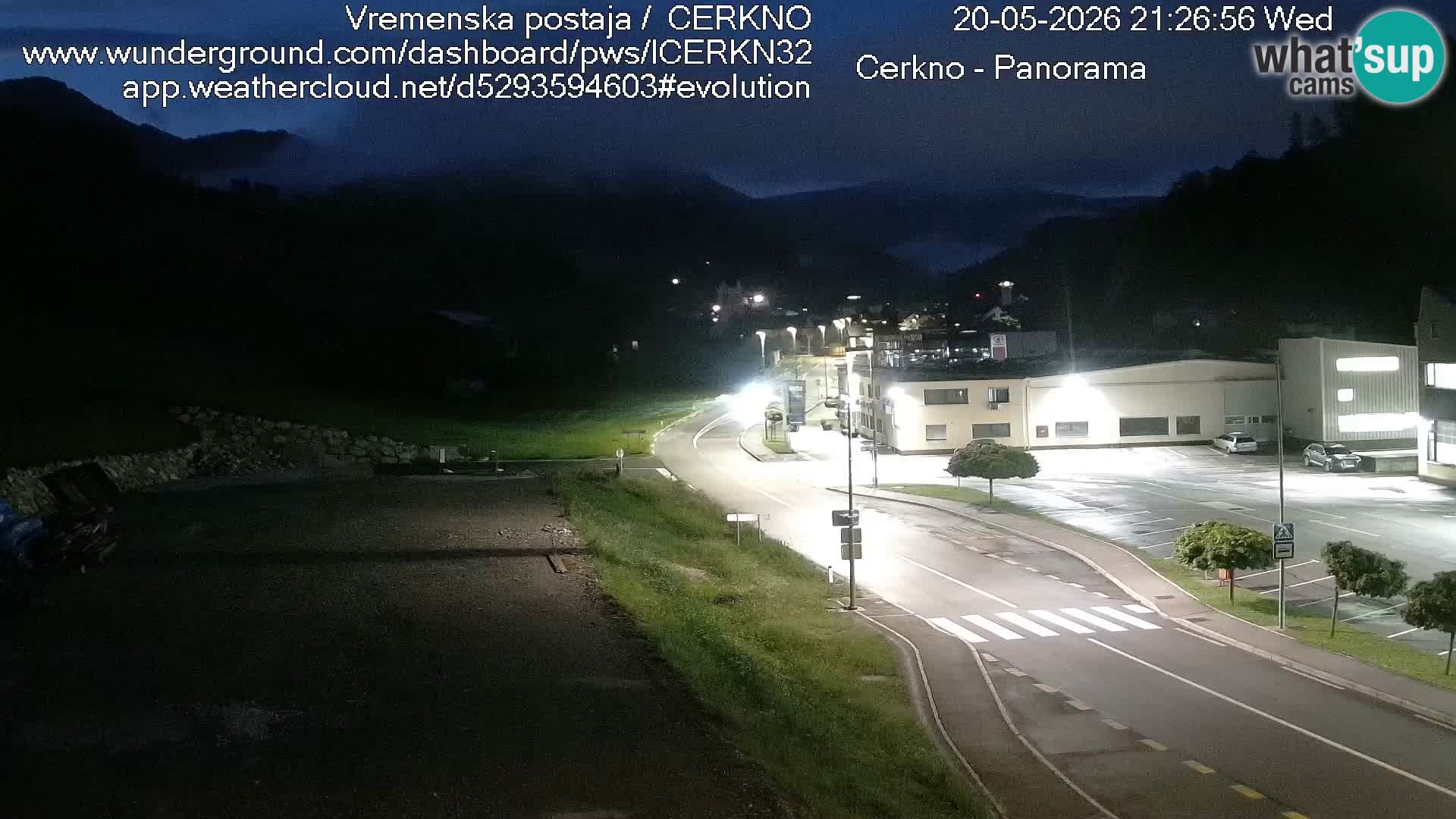 Cerkno Stadteingang Live-Webcam