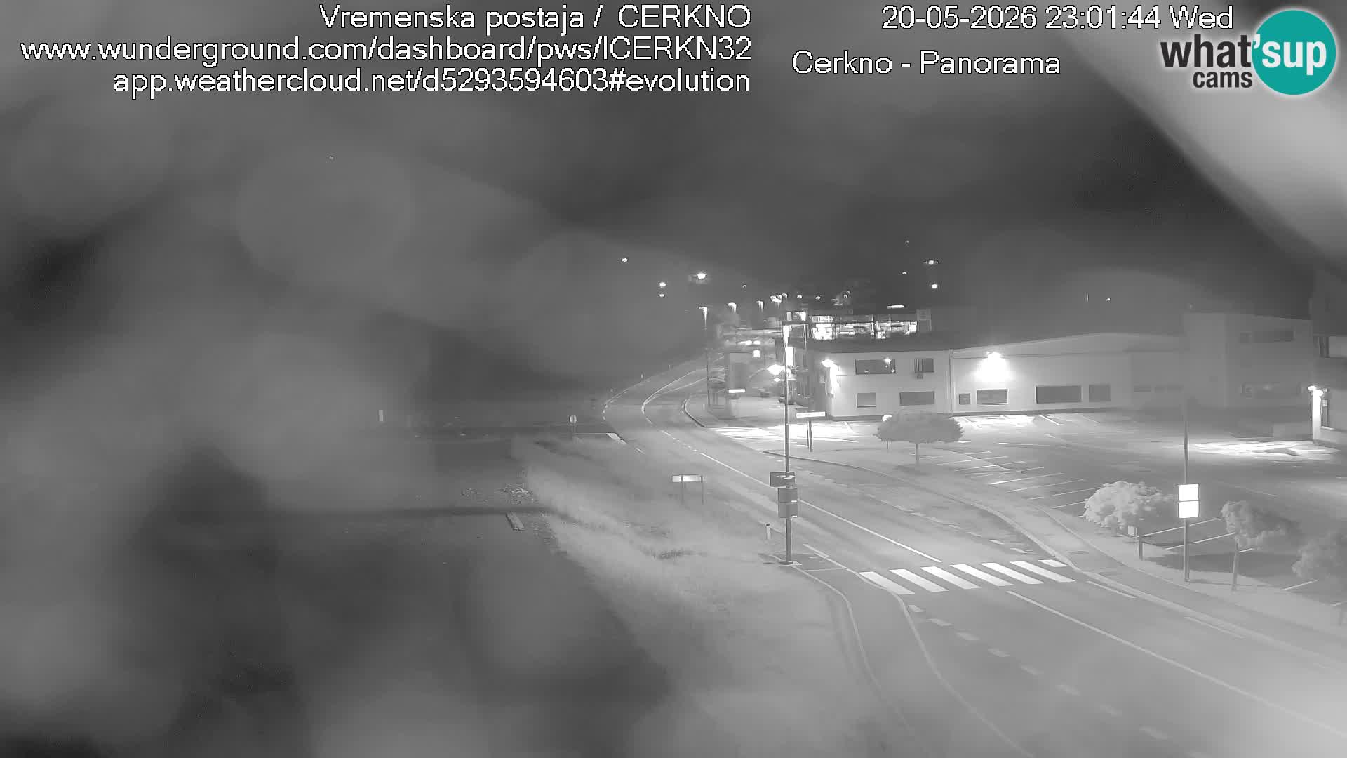 Cerkno entrada a la ciudad Webcam en vivo