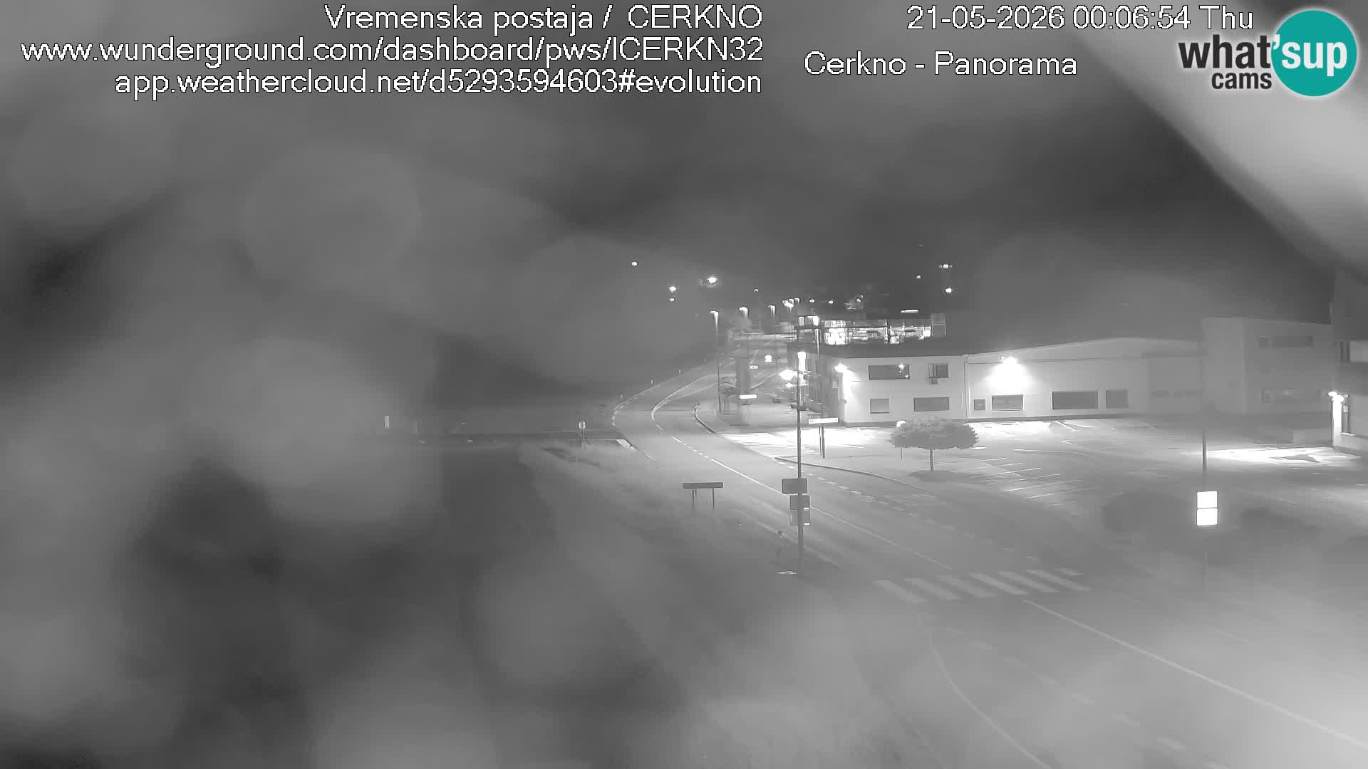 Cerkno entrada a la ciudad Webcam en vivo