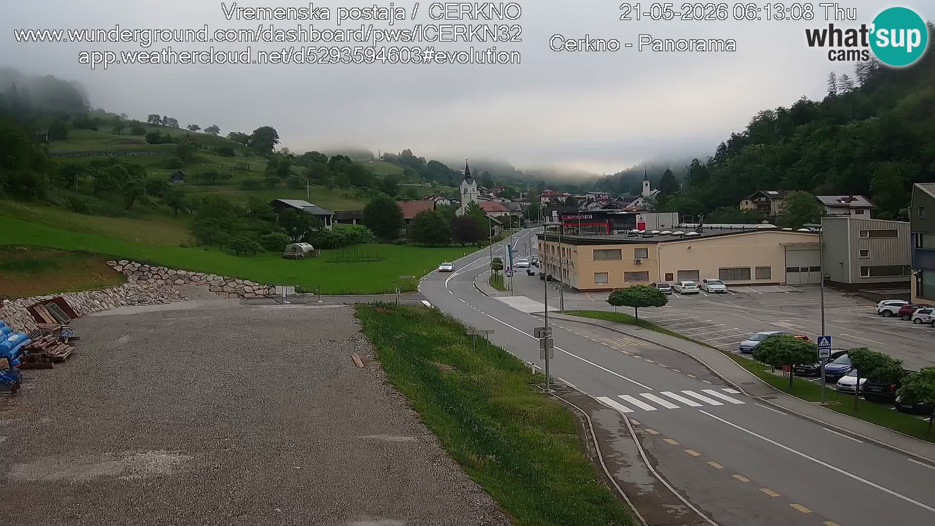 Webcam Ingresso Città di Cerkno