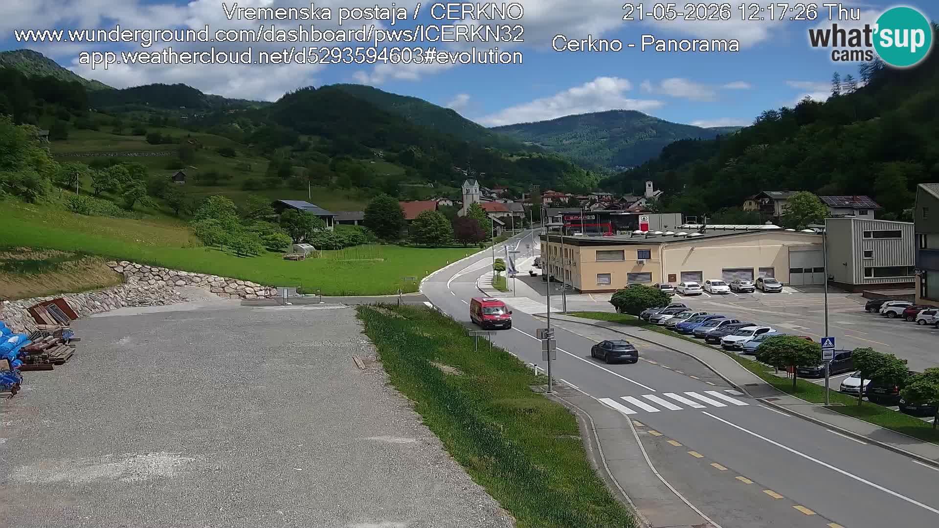 Webcam Ingresso Città di Cerkno