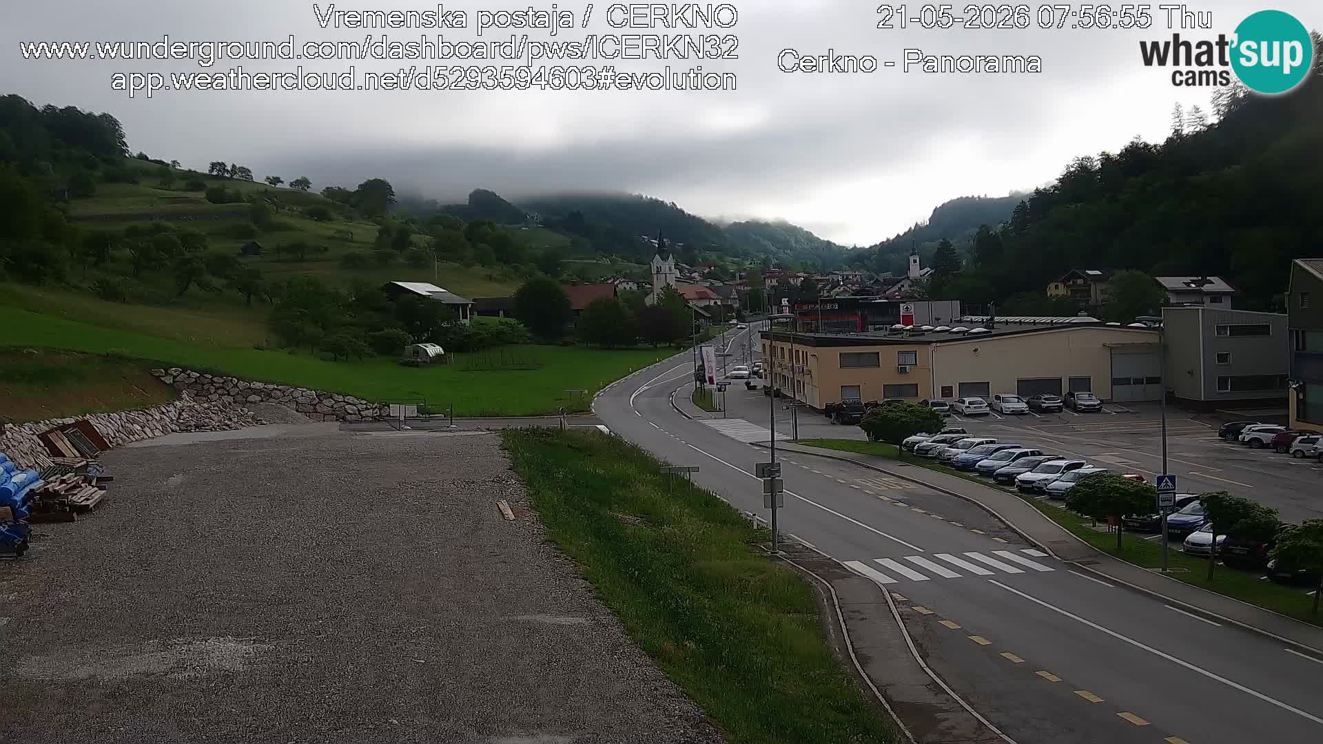 Webcam Ingresso Città di Cerkno