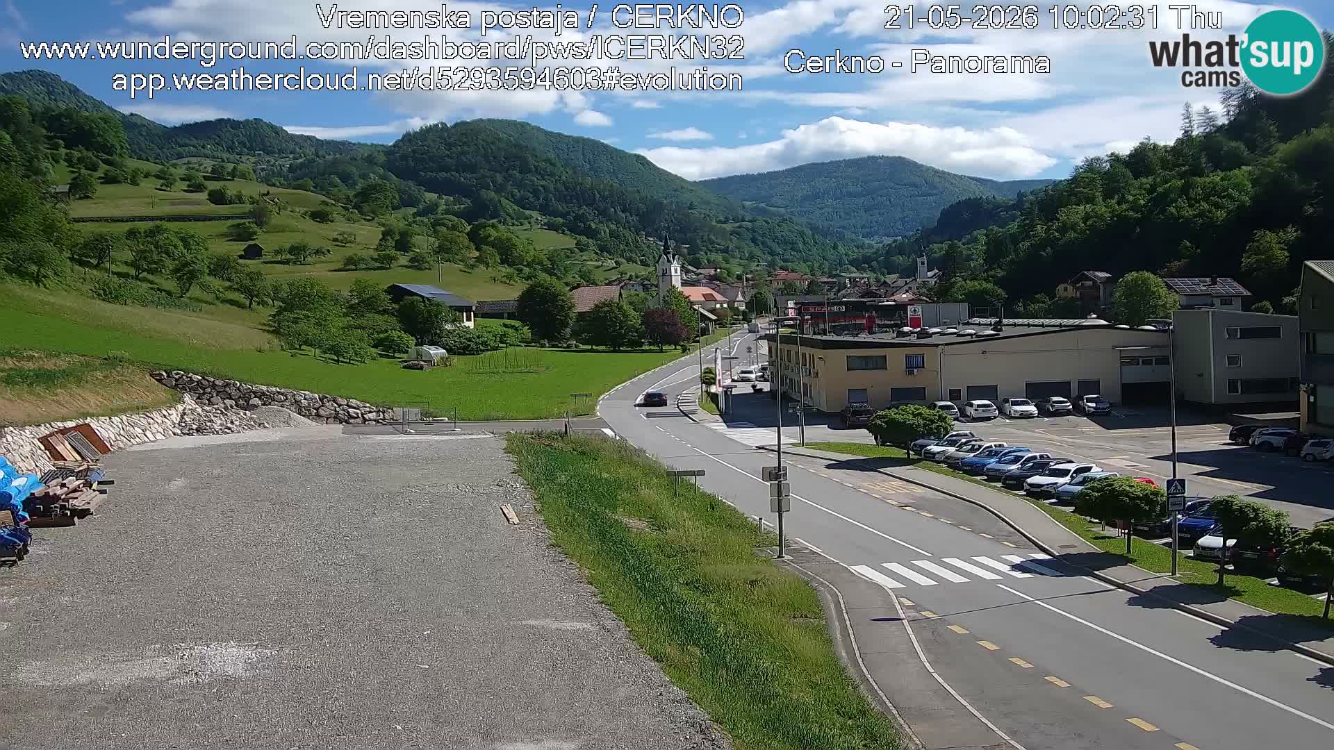 Cerkno Stadteingang Live-Webcam