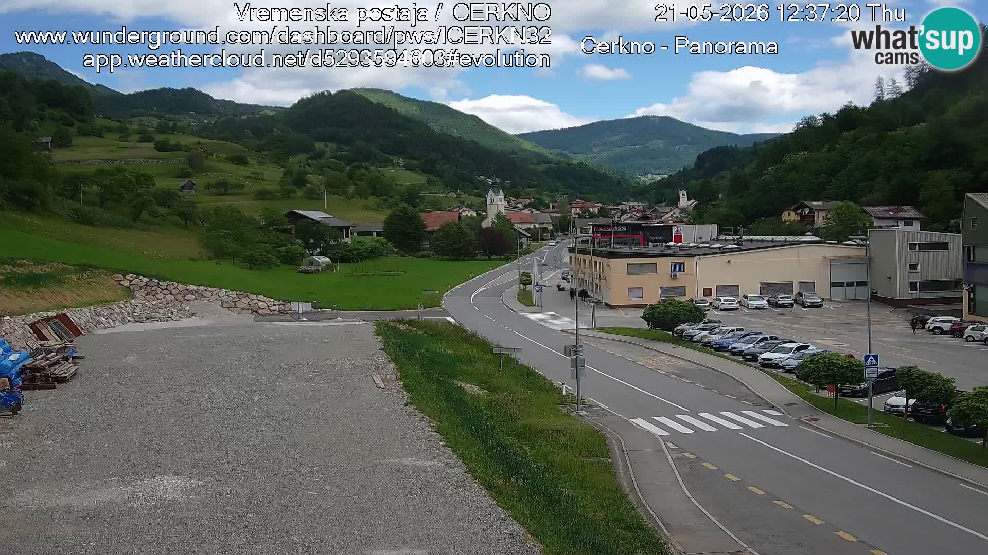 Webcam Ingresso Città di Cerkno