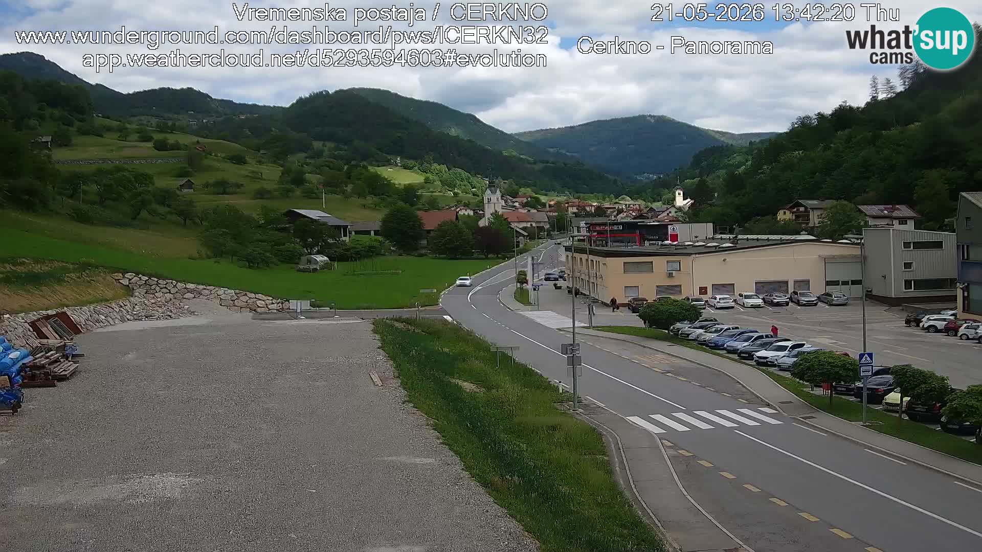 Webcam Ingresso Città di Cerkno