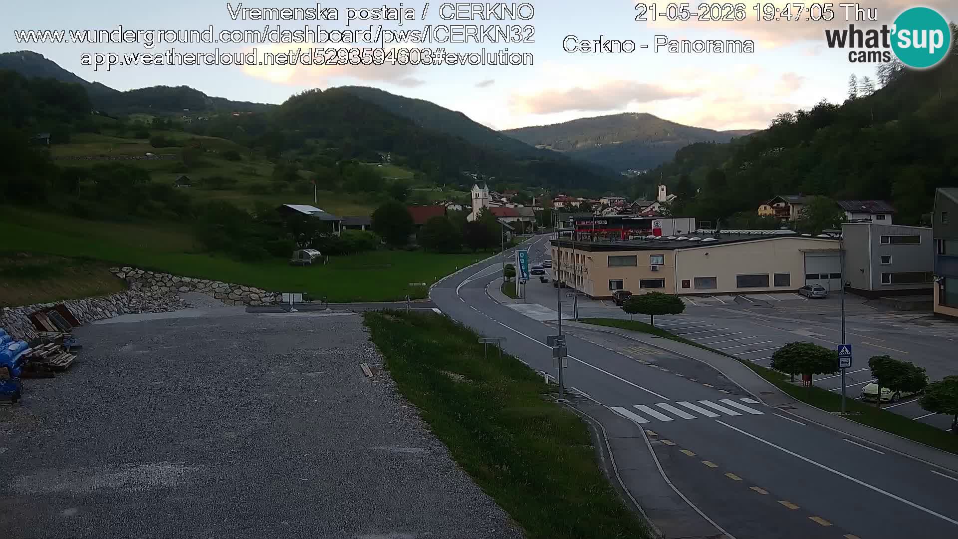 Webcam Ingresso Città di Cerkno