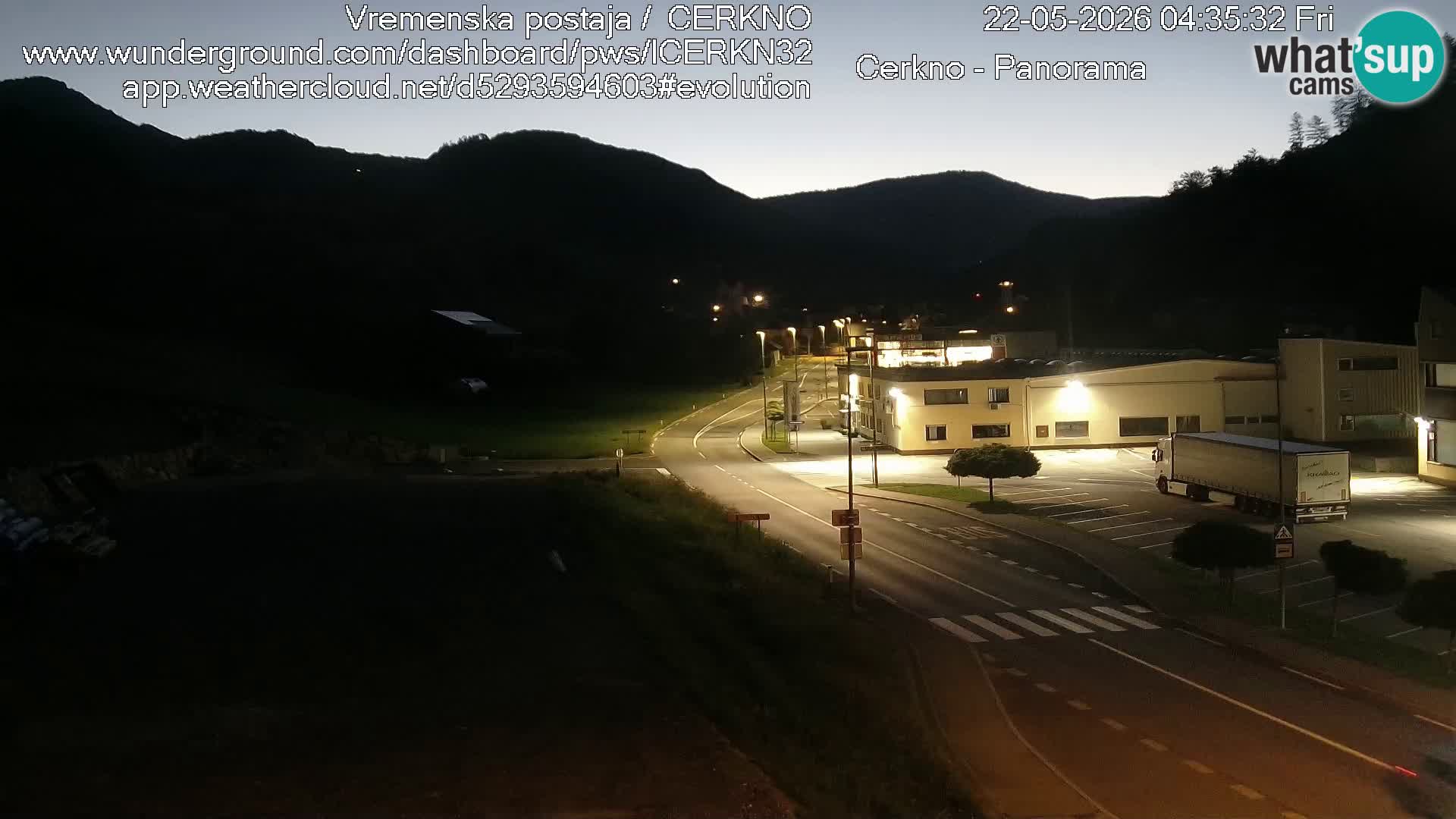 Cerkno Stadteingang Live-Webcam