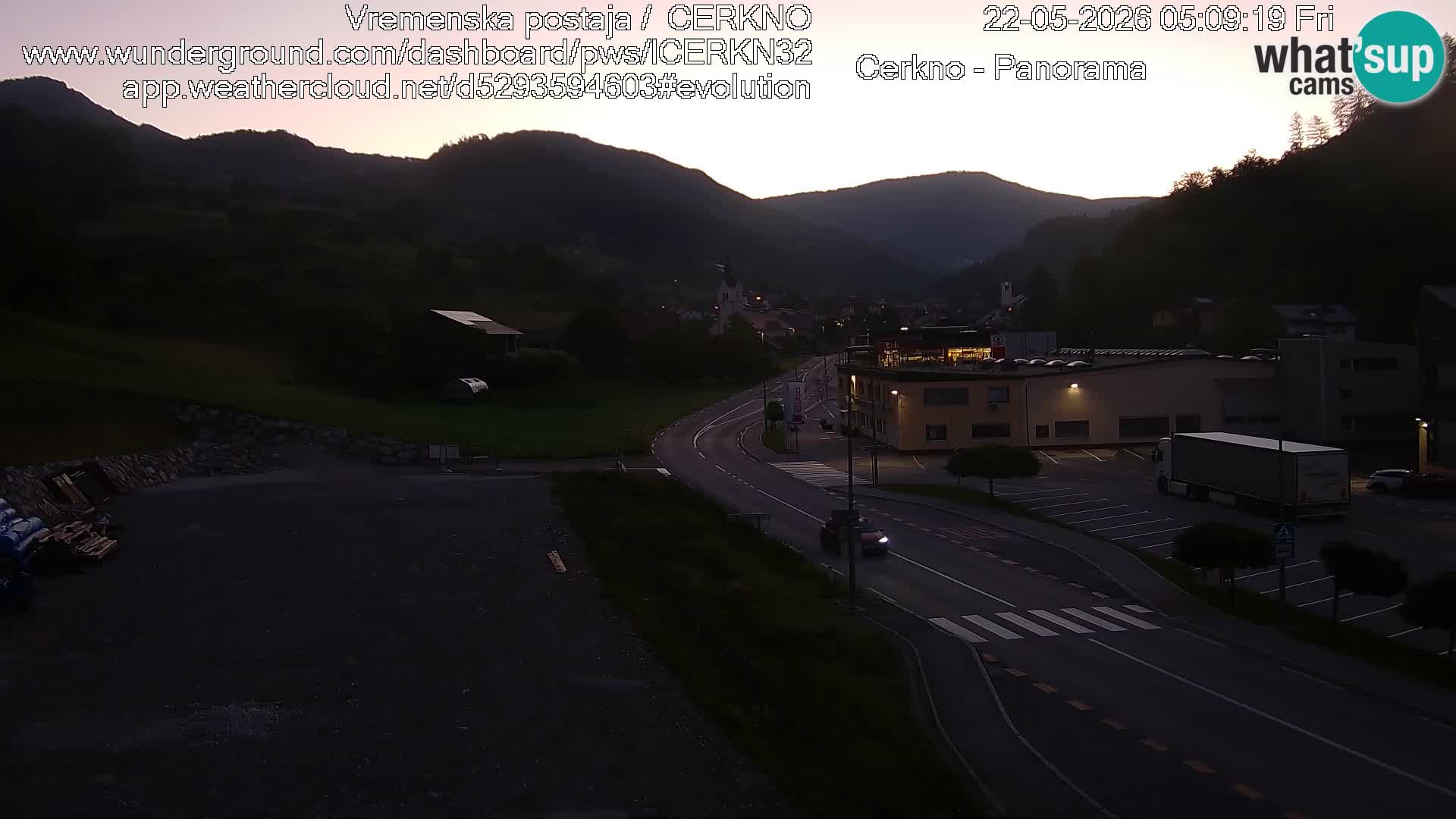 Cerkno ulaz u grad – Kamera uživo