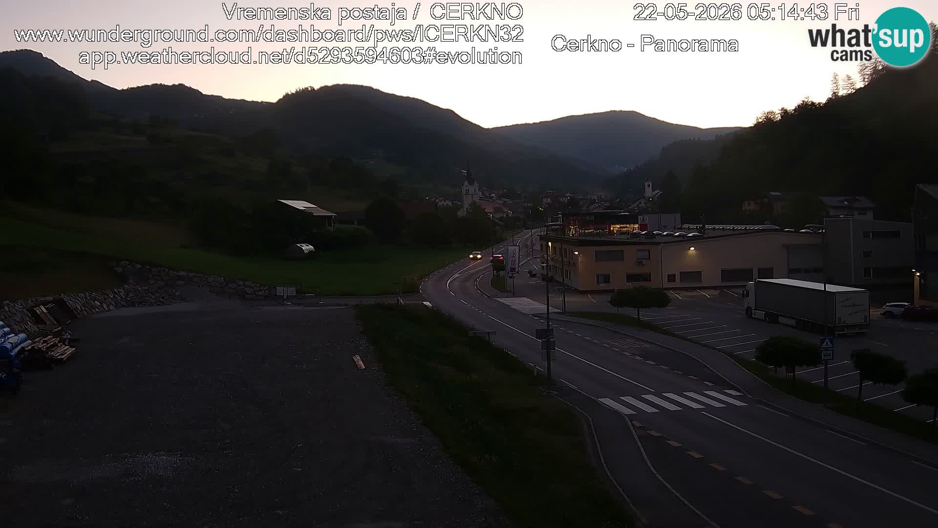 Webcam Ingresso Città di Cerkno