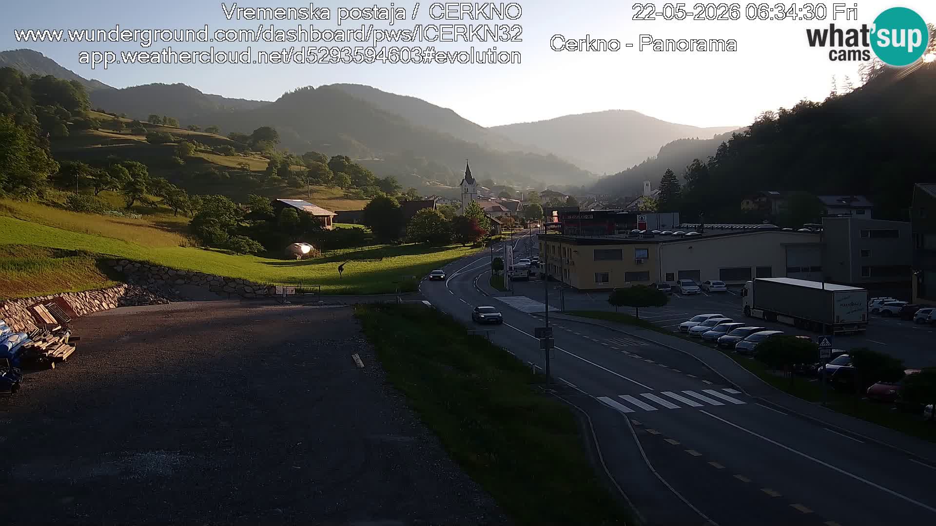 Webcam Ingresso Città di Cerkno