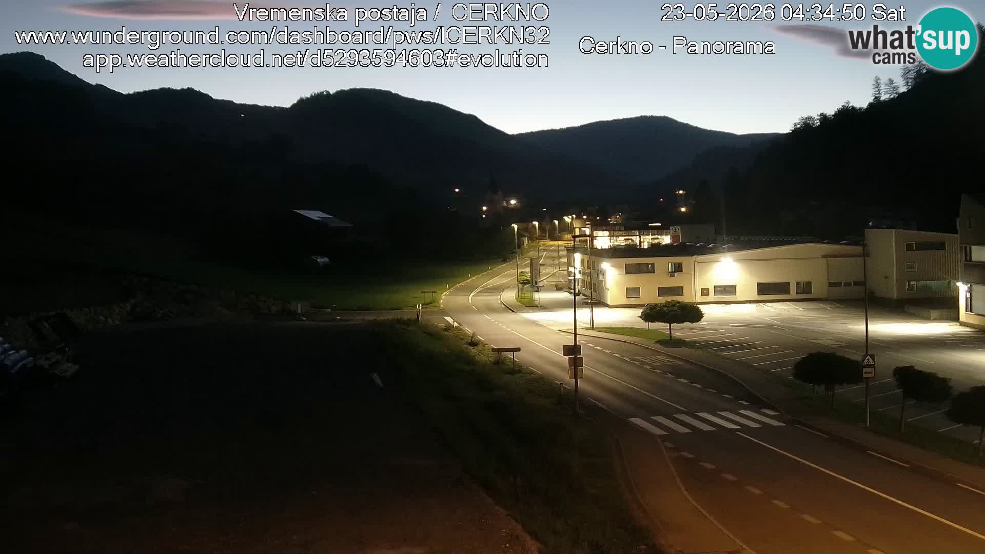 Cerkno ulaz u grad – Kamera uživo