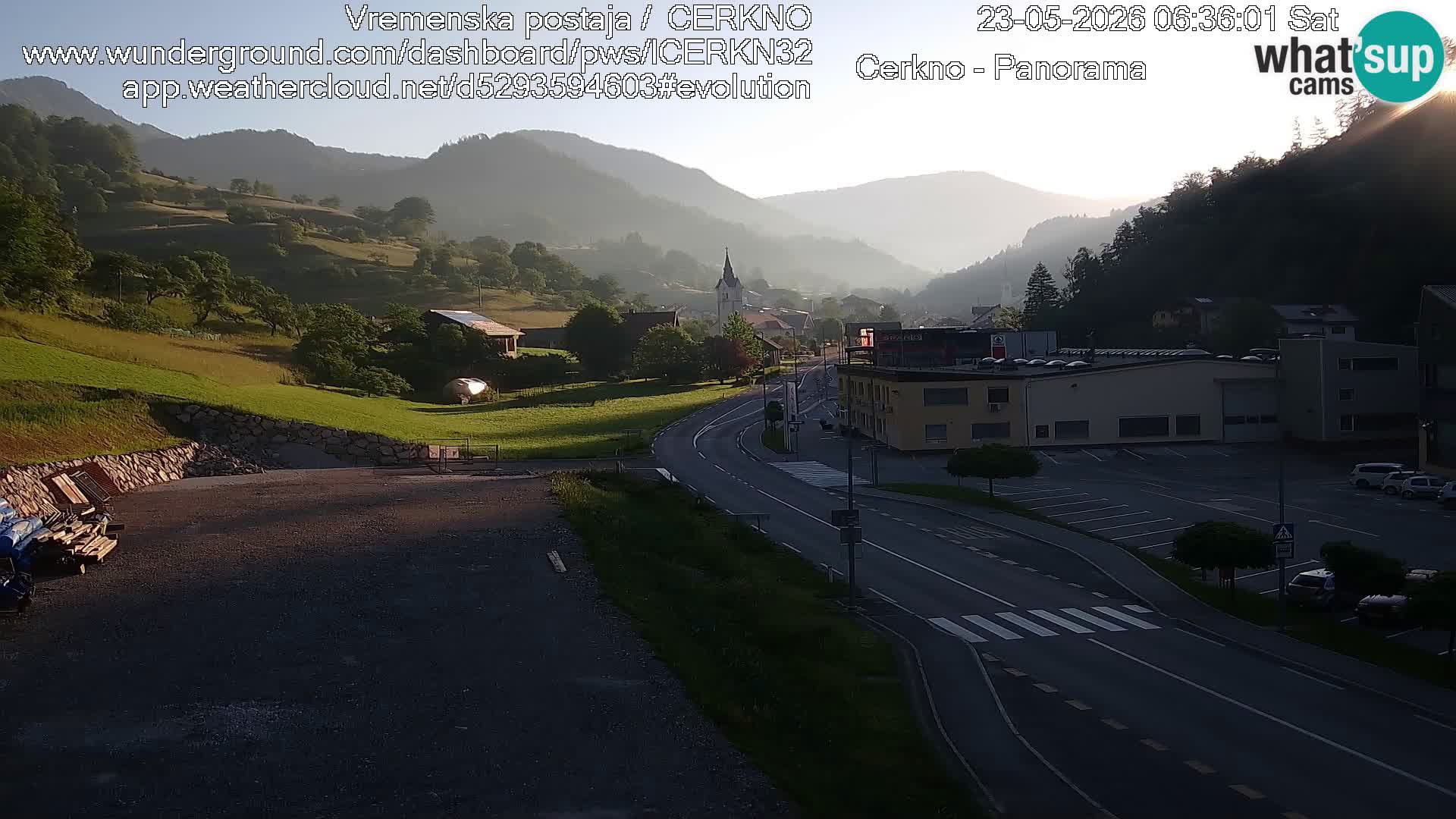 Webcam Ingresso Città di Cerkno