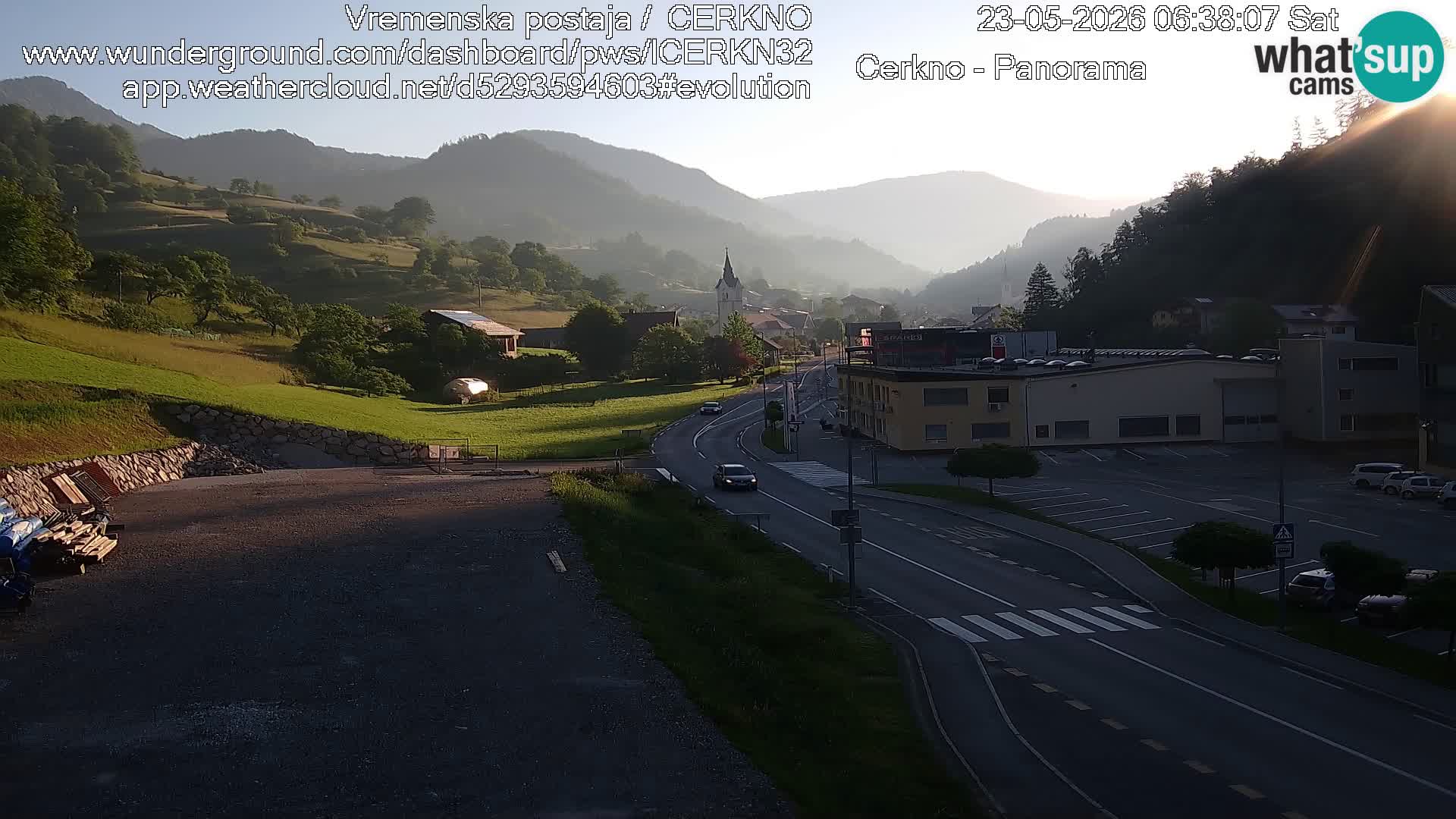 Webcam Ingresso Città di Cerkno